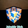 ルービックキューブで模様を作りました！　Rubik's Cube art design