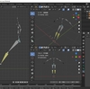 Blender2.8でIK(インバースキネマティクス)を使った人型アーマチュアを作成する その４（ルートボーンの設定）