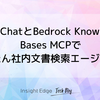 LibreChatとBedrock Knowledge Bases MCPでかんたん社内文書検索エージェント