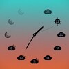 Climate Clock | アナログ時計と天気予報がセットになったアプリ！時計の文字盤が天気に！