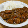 今日の食べ物　朝食にカレー