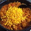 鶏団子とコーン缶のキーマカレー