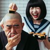 ３日間で、何人禿げ上がったのかな？