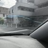 シトロエンC5 (X7) ウインドスクリーンのキズ