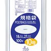 【55%OFF⇒￥164 税込】食品保存 ポリ袋 規格袋 透明 10号 100枚入