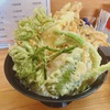 野木の美家古家で「ご飯大盛り天丼」の、春限定うどの葉天ぷらを堪能しました。