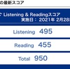 第262回TOEICスコア速報（2021年2月28日）