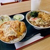 境町の大塚屋で「ミニかつ丼セット」を温かいたぬき蕎麦で食べてみた。