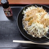ねぎだくごまだれそば。菜の花そば