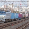 12月11日撮影　東海道線　平塚～大磯間　久しぶりにいつもの所で貨物列車　1097ㇾ　2079ㇾ　2本を撮影