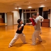 日本拳法道・空手道錬和会小倉クラブ　昇級審査前　日本拳法道形を教える。徳力市民センター　２０２５・６・２４　