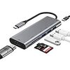 USB C ハブ USB Type C ハブ 7in1 変換 USB3.0 ハブ PD対応 急速充電 4K HDMI出力 高速データ転送 TF/SDカードリーダー USB3.0ポート*3 USB C ドッキングステーション ウルトラスリム タイプC HDMI 変換 アダプタ MacBook /MacBook Air/MacBook Pro/ Surface GO/ Chromebook/ Samsung Galaxy Tab Pro/ HP Spectre/ Huawei Matebookなどに対応