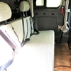 車内を乗用態勢から夏季の車中泊態勢へ変更しました‥