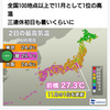 11月の 真夏日はきついよ