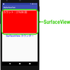 レイアウトXML に配置した SurfaceView 内でカウンターを動かしてみよう