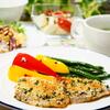 ☆白身魚のハーブパン粉焼き＆トマトと豆腐のマリネ☆