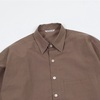 AURALEE WASHED FINX TWILL BIG SHIRTS 