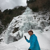 大峰有数の大氷瀑・琵琶の滝と中の滝を訪ねました