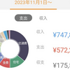 2023年11月分の家計簿公開！！