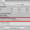 【Unity】Transform のパラメータを初期値で固定できる「TransformLocker」紹介