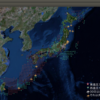 2017-12-08 地震の予測マップ （北海道・東北・関東・鳥取・岡山・四国を除く日本全国が注意対象）