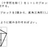 ポリオミノを分割して正方形を再構成する問題・考察１