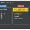 fzfは非表示にした列でフィルタリングすることはできない