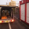 会社近くの倉庫で次の道具を軽トラに積み、