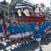 坂八幡神社の秋祭り・曳船