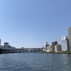 隅田川テラス8キロ：GWのテラス、暑いせいか空いてました・・・僕は暑くて歩いた（暑熱順化はこれからです）
