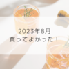 【購入品】2023年8月買ってよかったもの5選 ！