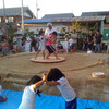 稲刈りの日々と秋祭りの子ども相撲大会