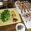 乾焼大蝦（四川風エビチリ）＆炒飯（チャーハン）