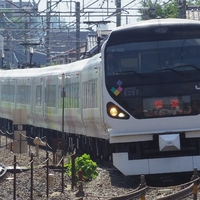 平成30年６月８日　E257系０番台M-102編成臨時回送列車が運転される（集約臨返却回送か）