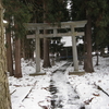 今年最後の神社の掃除