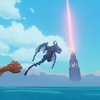 姿はほとんど見えない海底遺跡の大型シースライム【PixARK　千円ポッキリの冒険　その１６】