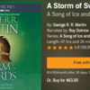 Audible洋書　A Storm of Swords　（Book 3 of A Song of Ice and Fire）