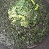 干し野菜料理(春菊と生姜)