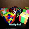 ルービックキューブで模様を作りました！　Rubik's Cube art design