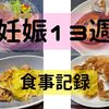 妊娠１３週目の食事記録