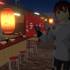 【VR日記】食欲の秋！「夜鳴き川屋台通り」で屋台グルメをぶらり。