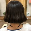 今日も韓国タンバルモリ단발머리にヘアカットさせていただけてとても嬉しい。