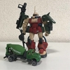 ひさびさのガンプラ１０機目　旧キットディーザートザク