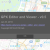 GPX Editor and Viewer v0.5