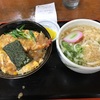 玉天丼とうどん @ 日の出もり家 新在家