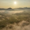 伐株山（きりかぶさん）から眺める雲海　大分県玖珠郡玖珠町山田