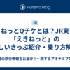 えきねっとQチケとは？JR東日本「えきねっと」の新しいきっぷ紹介・乗り方解説
