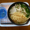 ＜蔵出し画像＞下関に行くと食べたくなります。『めん処　ぷちうま亭』でふく天うどん480円！！