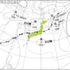 【天気図】秋雨前線とトランスバースライン