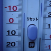 今朝の気温３℃
